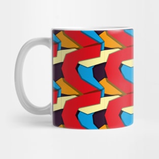 geometric flat pattern Mug